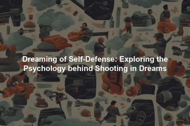 Dreaming of Self-Defense: Exploring the Psychology behind Shooting in Dreams