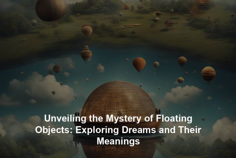 Unveiling the Mystery of Floating Objects: Exploring Dreams and Their Meanings