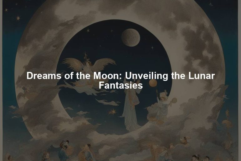 Dreams of the Moon: Unveiling the Lunar Fantasies