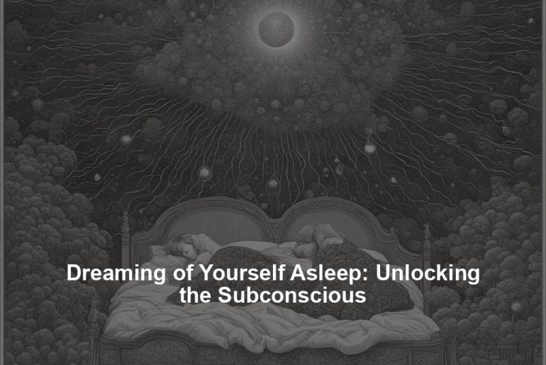 Dreaming of Yourself Asleep: Unlocking the Subconscious