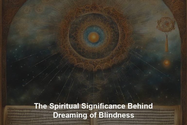 The Spiritual Significance Behind Dreaming of Blindness