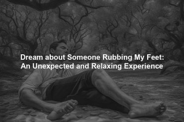 Dream about Someone Rubbing My Feet: An Unexpected and Relaxing Experience