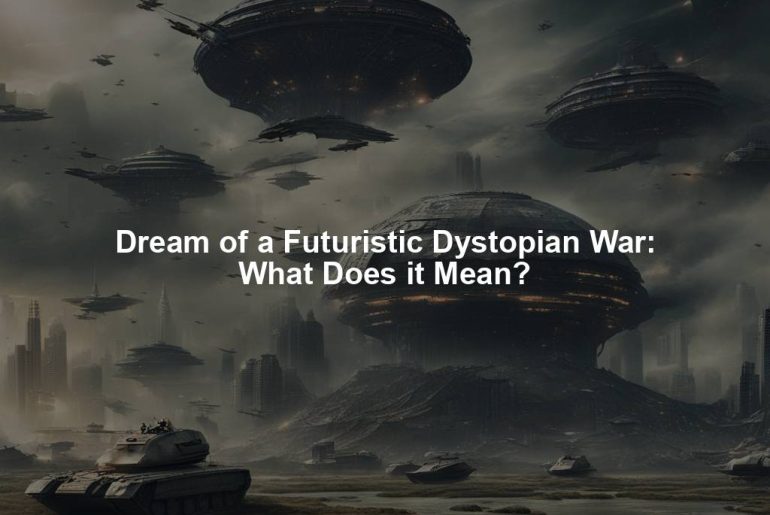 Dream of a Futuristic Dystopian War: What Does it Mean?