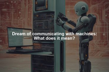 Dream of communicating with machines: What does it mean?