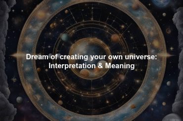 Dream of creating your own universe: Interpretation & Meaning