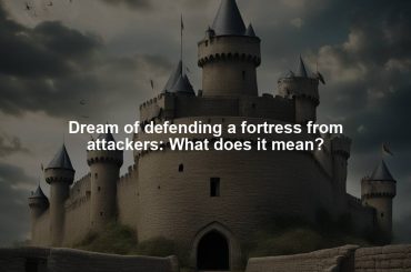 Dream of defending a fortress from attackers: What does it mean?
