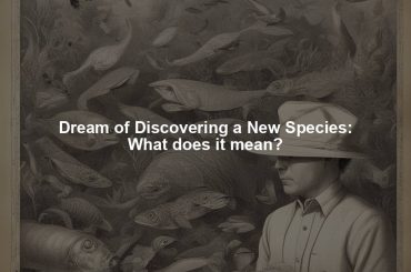 Dream of Discovering a New Species: What does it mean?