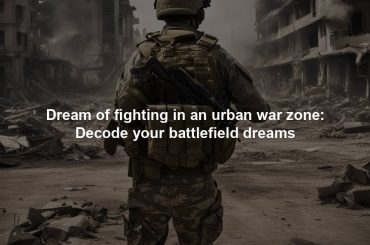 Dream of fighting in an urban war zone: Decode your battlefield dreams