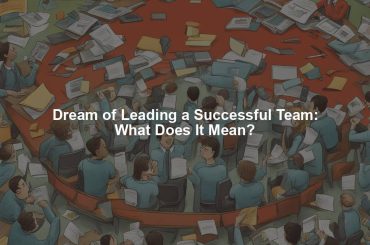 Dream of Leading a Successful Team: What Does It Mean?