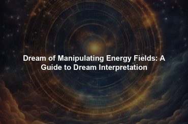 Dream of Manipulating Energy Fields: A Guide to Dream Interpretation