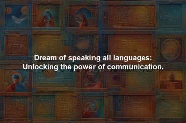 Dream of speaking all languages: Unlocking the power of communication.