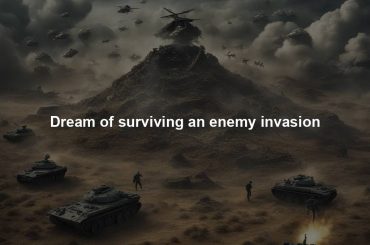 Dream of surviving an enemy invasion
