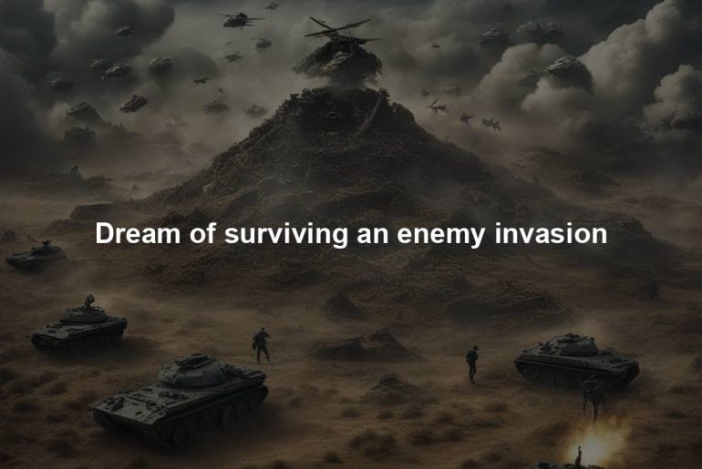 Dream of surviving an enemy invasion