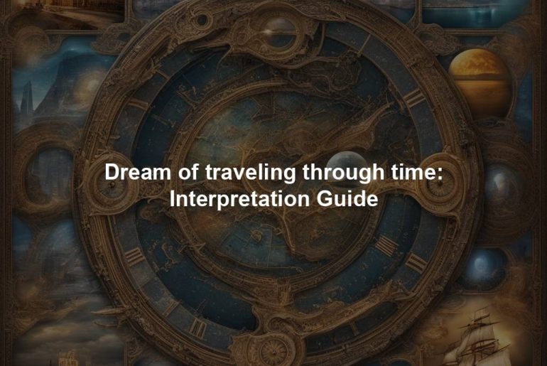 Dream of traveling through time: Interpretation Guide