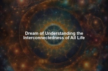 Dream of Understanding the Interconnectedness of All Life