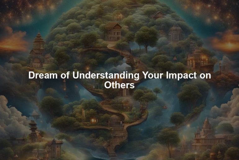 Dream of Understanding Your Impact on Others