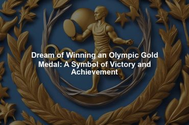 Dream of Winning an Olympic Gold Medal: A Symbol of Victory and Achievement