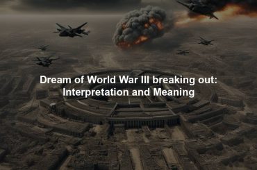 Dream of World War III breaking out: Interpretation and Meaning
