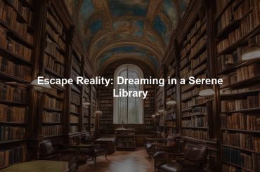 Escape Reality: Dreaming in a Serene Library