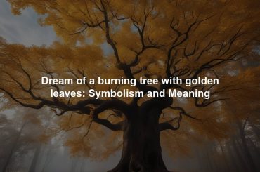 Dream of a burning tree with golden leaves: Symbolism and Meaning