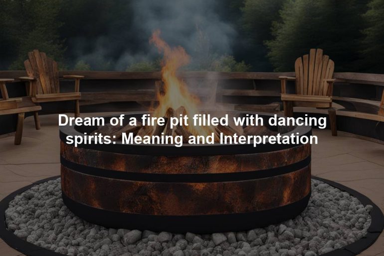 Dream of a fire pit filled with dancing spirits: Meaning and Interpretation