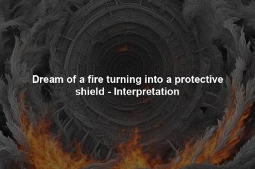 Dream of a fire turning into a protective shield - Interpretation