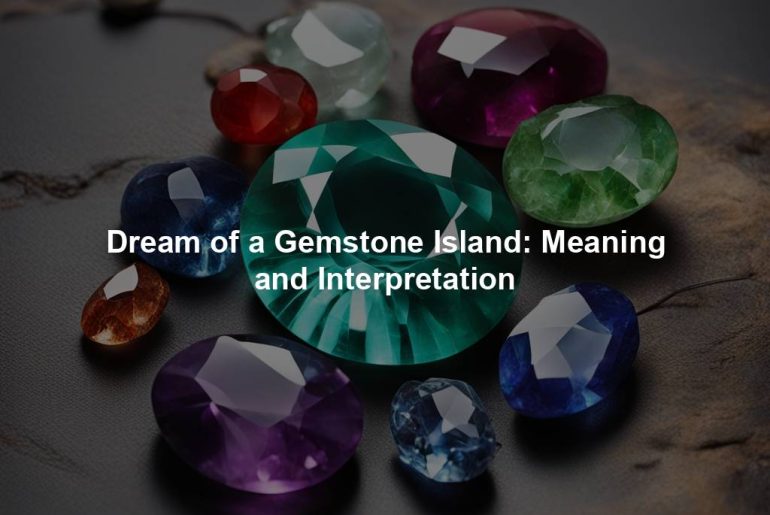 Dream of a Gemstone Island: Meaning and Interpretation