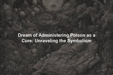 Dream of Administering Poison as a Cure: Unraveling the Symbolism