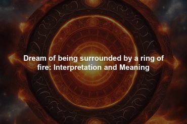 Dream of being surrounded by a ring of fire: Interpretation and Meaning