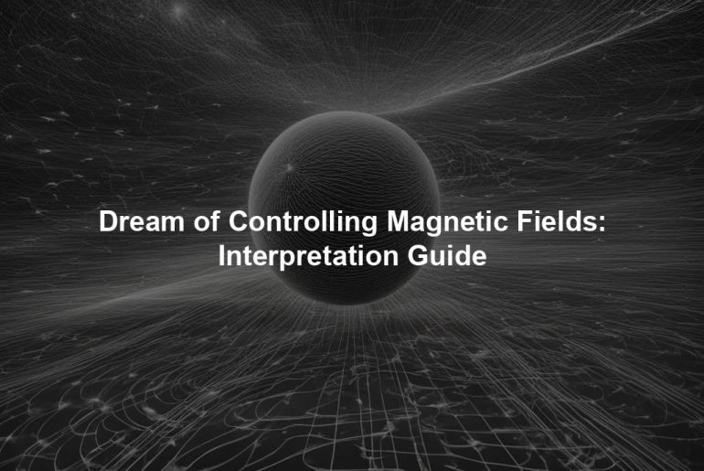 Dream of Controlling Magnetic Fields: Interpretation Guide