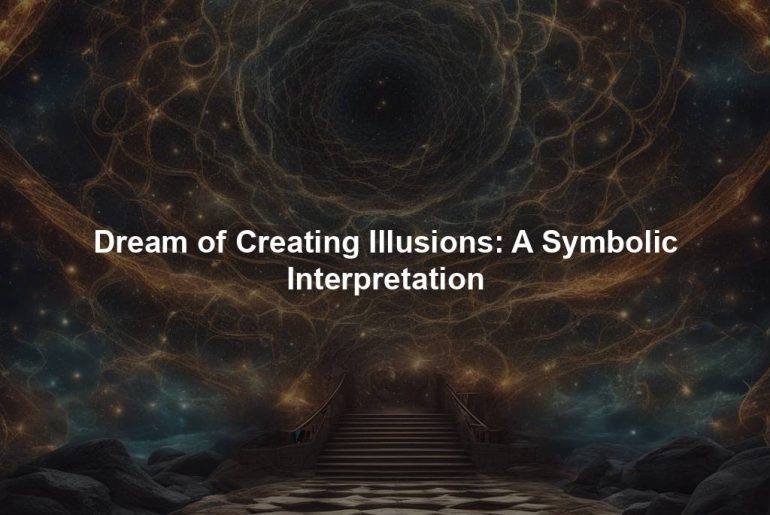 Dream of Creating Illusions: A Symbolic Interpretation