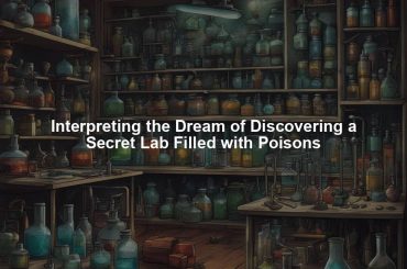 Interpreting the Dream of Discovering a Secret Lab Filled with Poisons