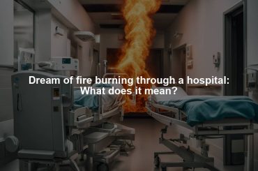 Dream of fire burning through a hospital: What does it mean?