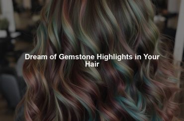 Dream of Gemstone Highlights in Your Hair