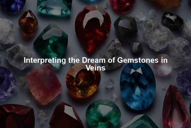 Interpreting the Dream of Gemstones in Veins