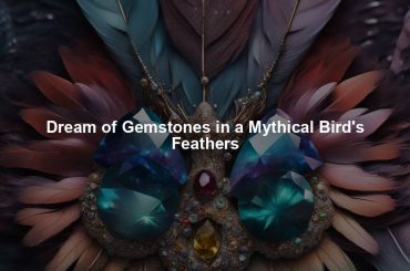 Dream of Gemstones in a Mythical Bird's Feathers