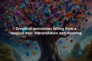 Dream of gemstones falling from a magical tree: interpretation and meaning