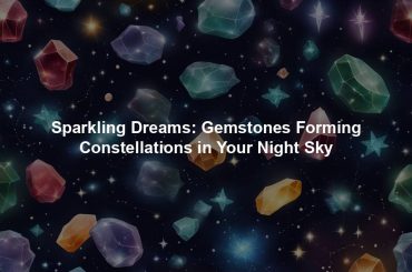 Sparkling Dreams: Gemstones Forming Constellations in Your Night Sky