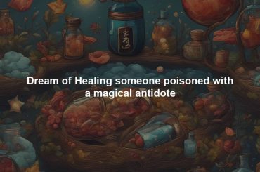 Dream of Healing someone poisoned with a magical antidote