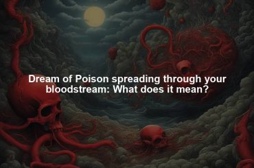 Dream of Poison spreading through your bloodstream: What does it mean?