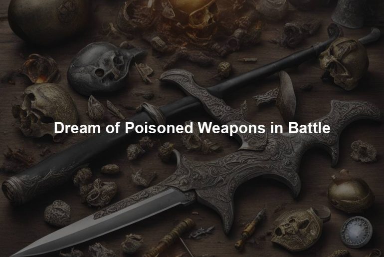 Dream of Poisoned Weapons in Battle