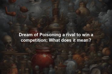 Dream of Poisoning a rival to win a competition: What does it mean?