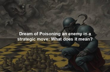 Dream of Poisoning an enemy in a strategic move: What does it mean?