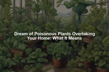 Dream of Poisonous Plants Overtaking Your Home: What It Means