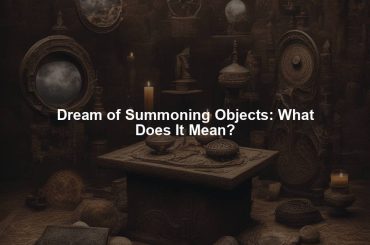 Dream of Summoning Objects: What Does It Mean?