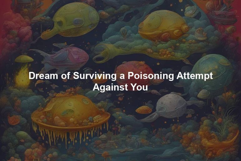 Dream of Surviving a Poisoning Attempt Against You