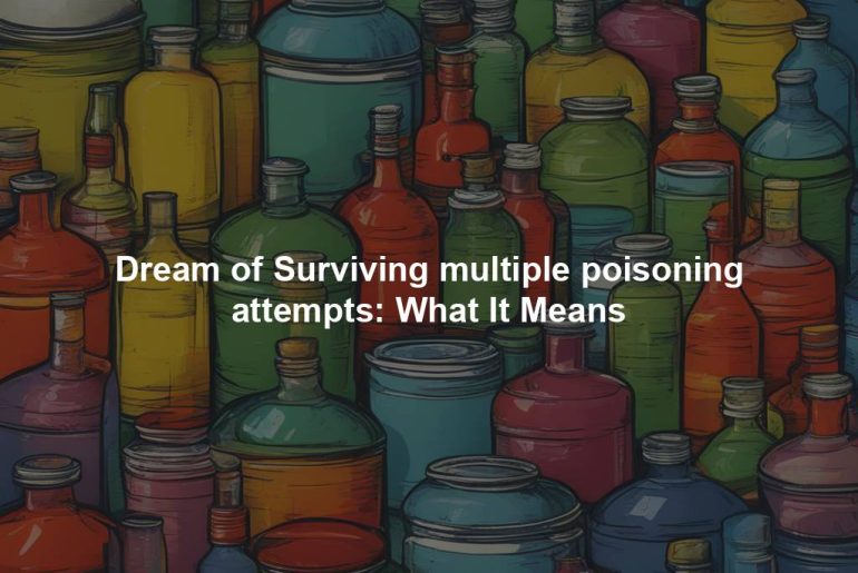 Dream of Surviving multiple poisoning attempts: What It Means