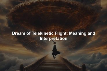 Dream of Telekinetic Flight: Meaning and Interpretation