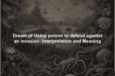 Dream of Using poison to defend against an invasion: Interpretation and Meaning