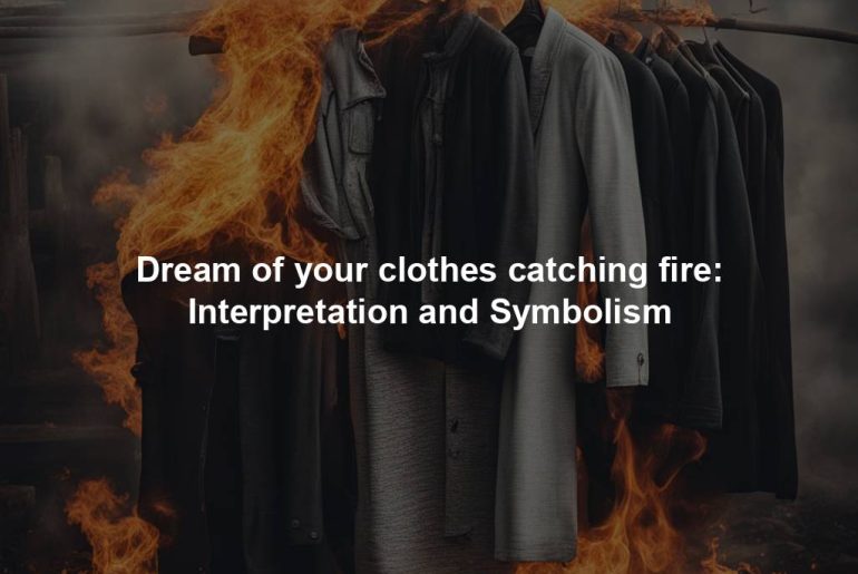 Dream of your clothes catching fire: Interpretation and Symbolism